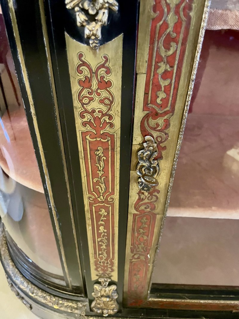 Antique French Boulle Display Cabinet